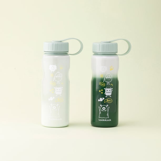 Bình Nước LocknLock 500ml Đổi Màu Theo Nhiệt Độ, Thép Không Gỉ 2 màu (Tím, Mint) LHC7005, , large image number 7